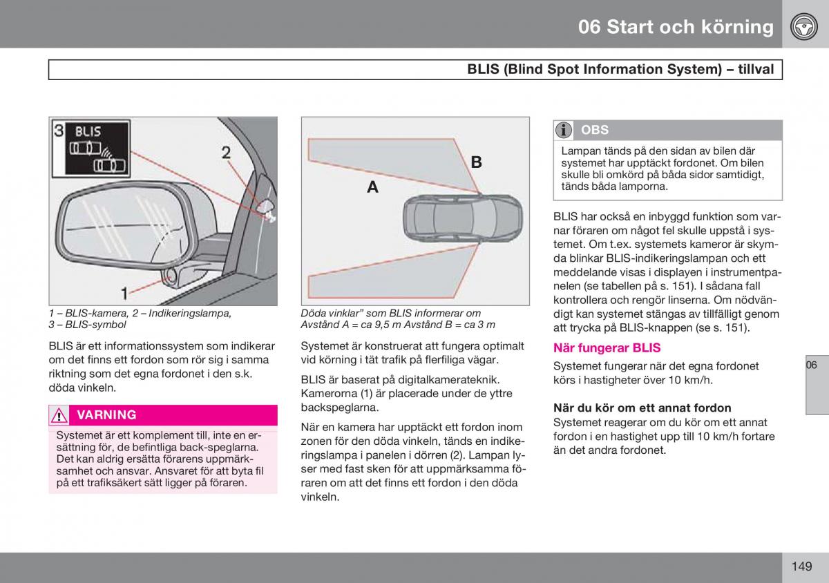 Volvo S60 I 1 instruktionsbok / page 150