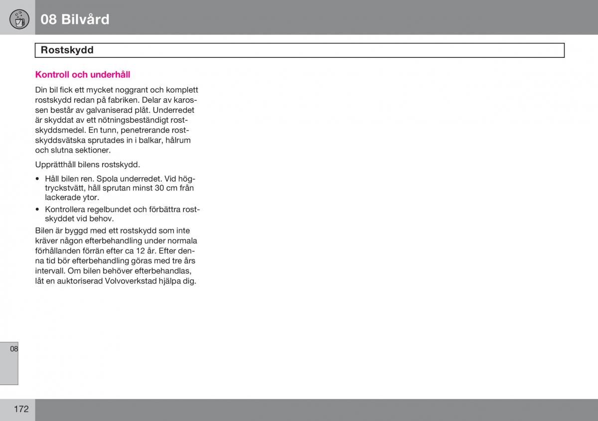 Volvo S60 I 1 instruktionsbok / page 173