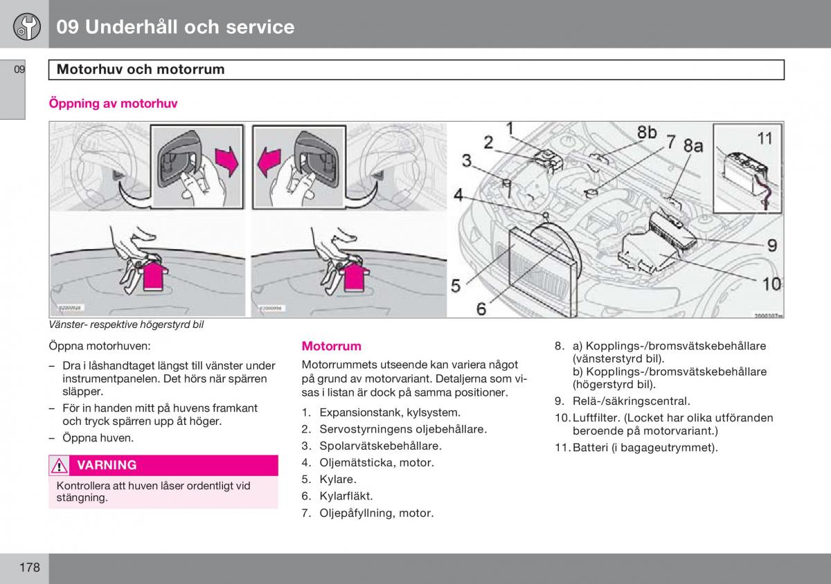 Volvo S60 I 1 instruktionsbok / page 179