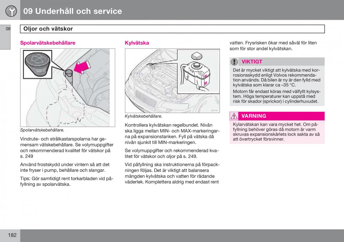 Volvo S60 I 1 instruktionsbok / page 183