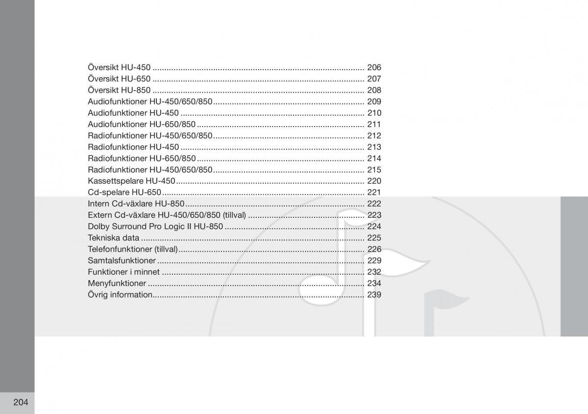 Volvo S60 I 1 instruktionsbok / page 205