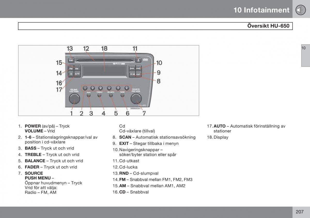 Volvo S60 I 1 instruktionsbok / page 208