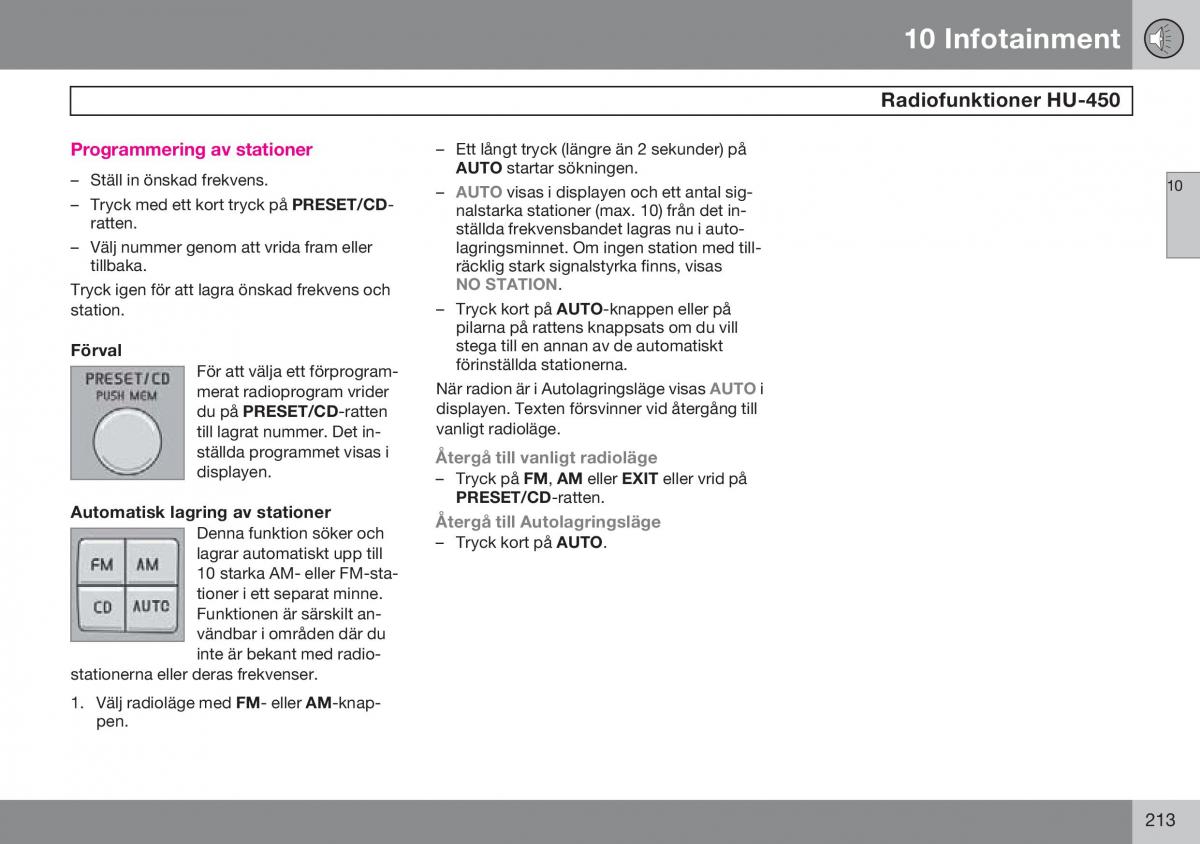 Volvo S60 I 1 instruktionsbok / page 214