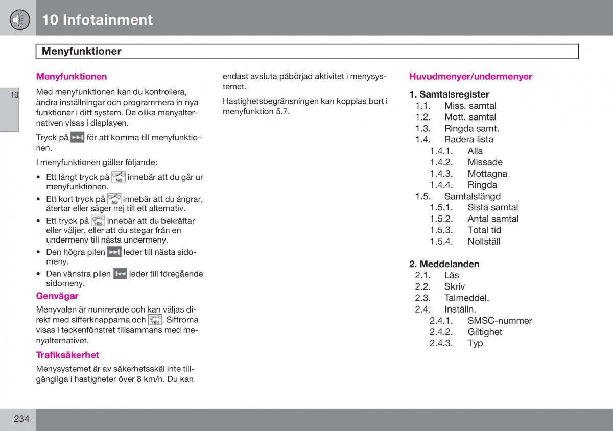 Volvo S60 I 1 instruktionsbok / page 235