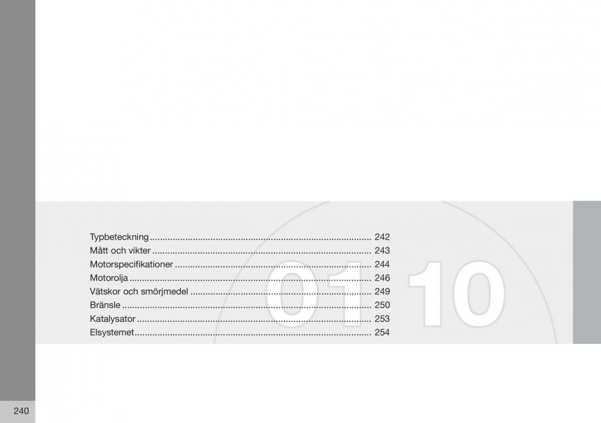 Volvo S60 I 1 instruktionsbok / page 241