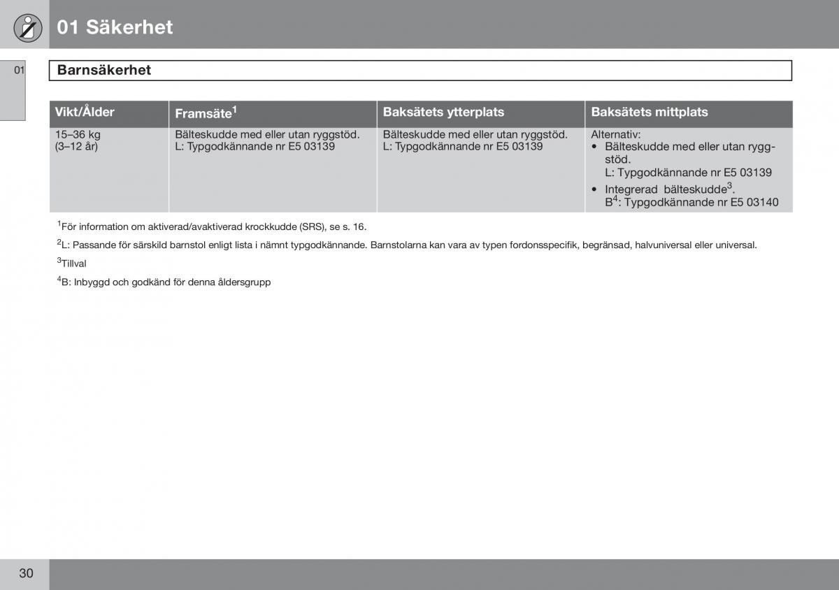 Volvo S60 I 1 instruktionsbok / page 31