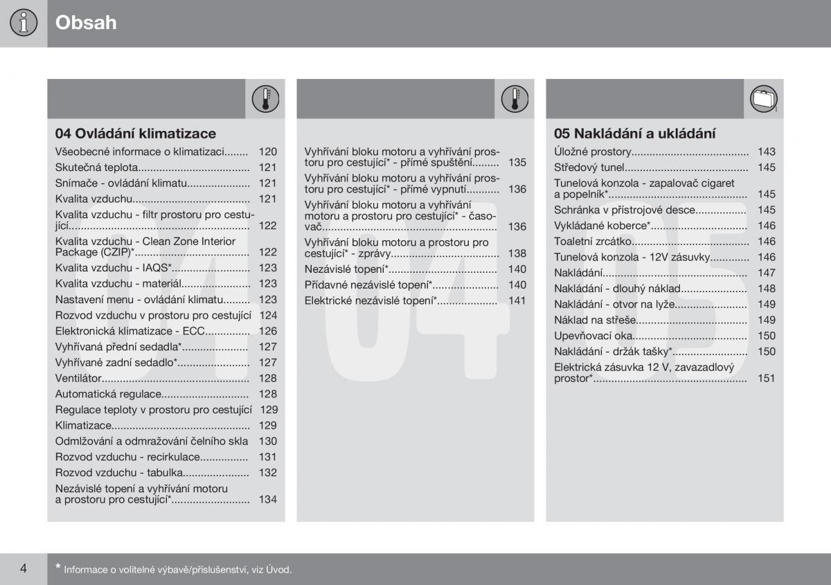 Volvo S60 II 2 navod k obsludze / page 6