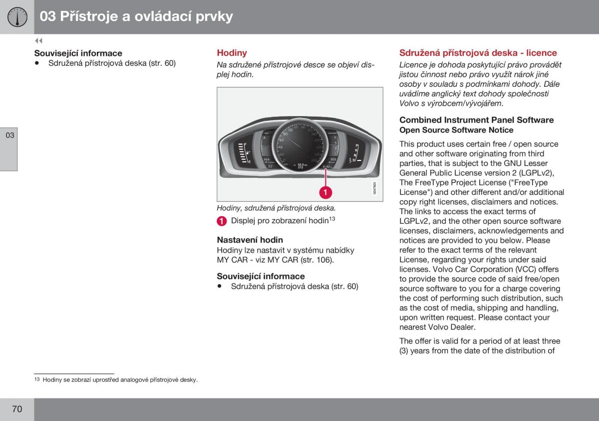 Volvo S60 II 2 navod k obsludze / page 72