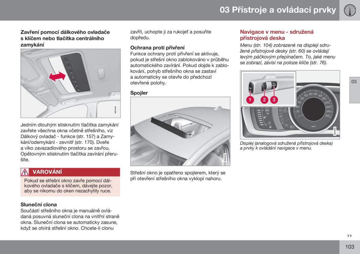 Volvo S60 II 2 navod k obsludze / page 105