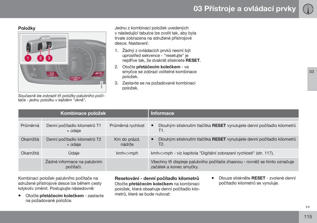 Volvo S60 II 2 navod k obsludze / page 117