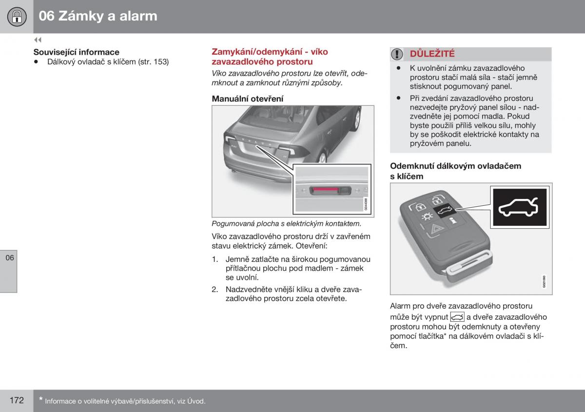 Volvo S60 II 2 navod k obsludze / page 174