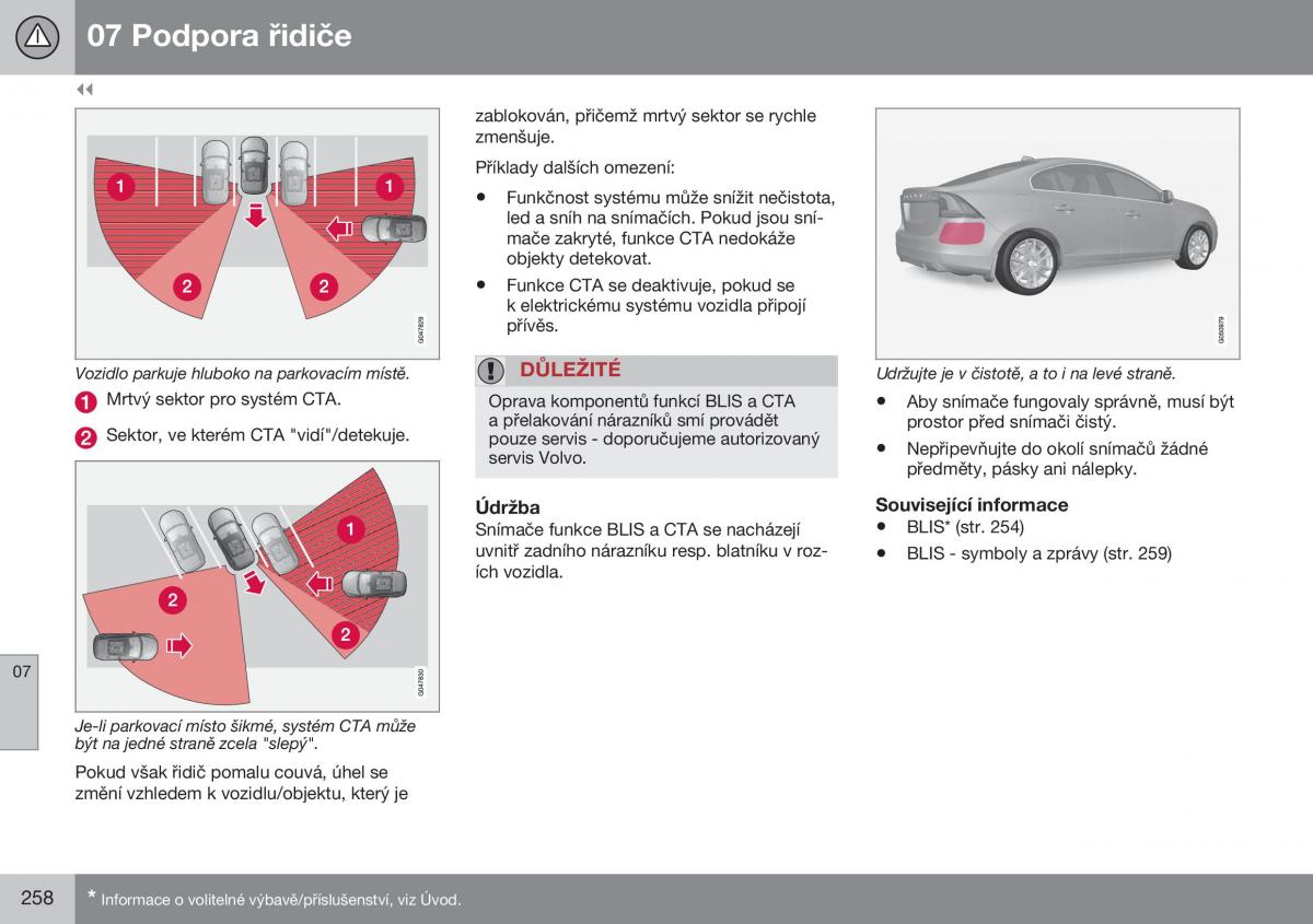 Volvo S60 II 2 navod k obsludze / page 260