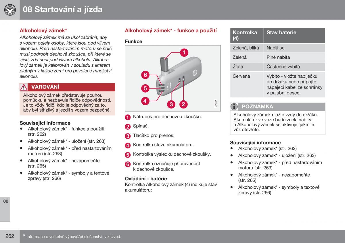 Volvo S60 II 2 navod k obsludze / page 264