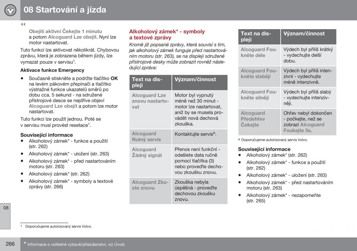 Volvo S60 II 2 navod k obsludze / page 268