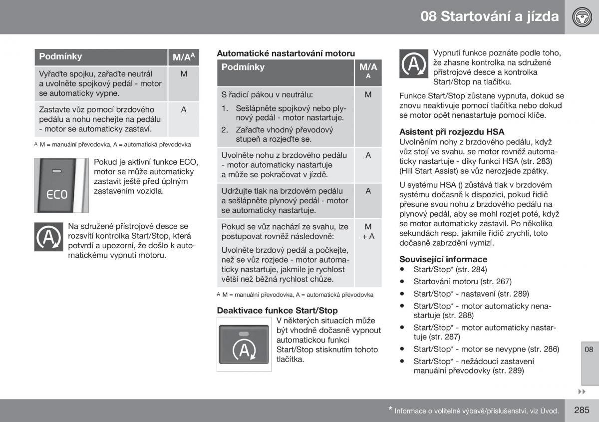 Volvo S60 II 2 navod k obsludze / page 287