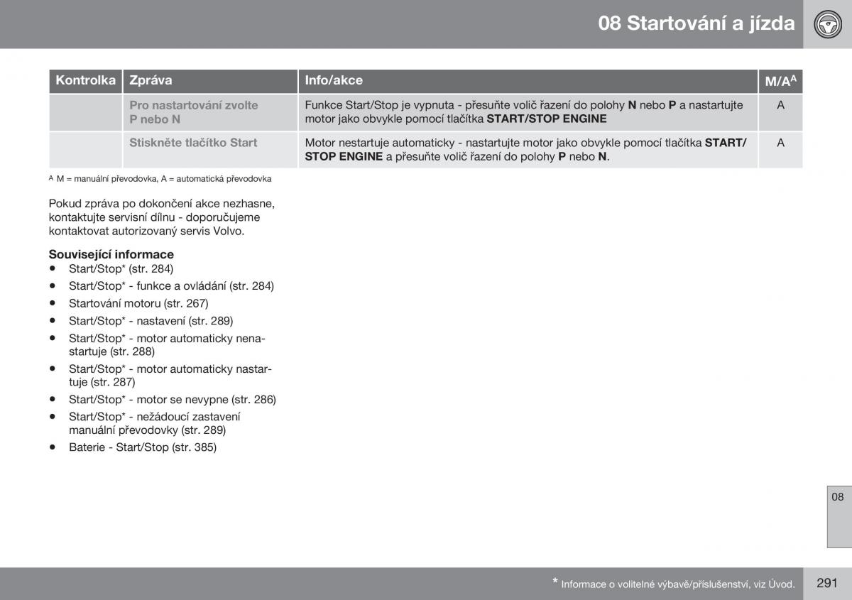 Volvo S60 II 2 navod k obsludze / page 293