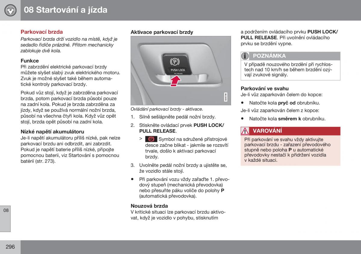 Volvo S60 II 2 navod k obsludze / page 298