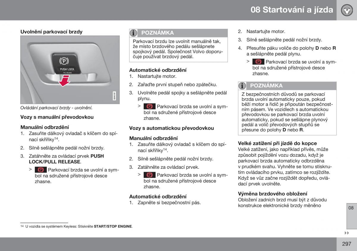 Volvo S60 II 2 navod k obsludze / page 299