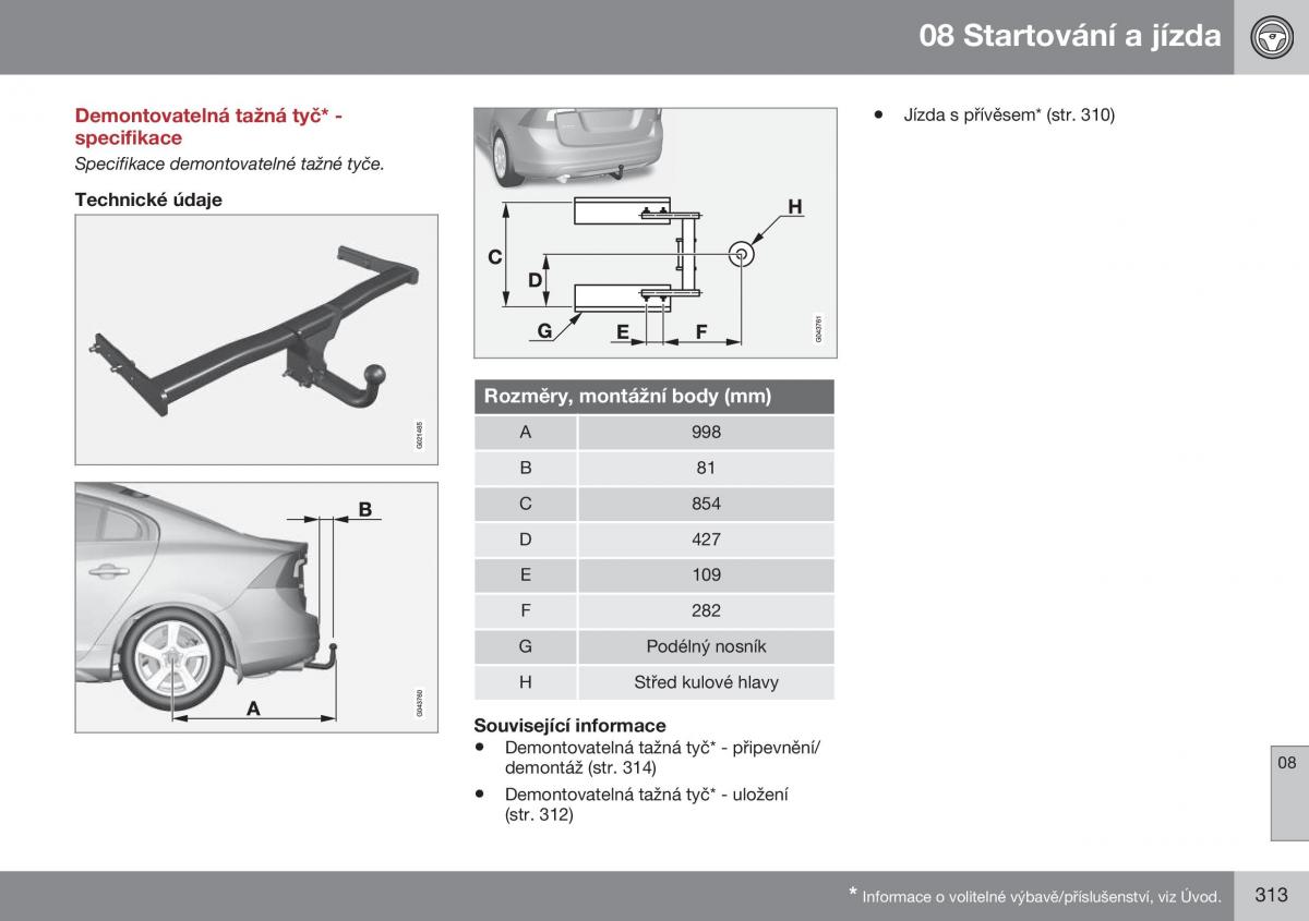 Volvo S60 II 2 navod k obsludze / page 315