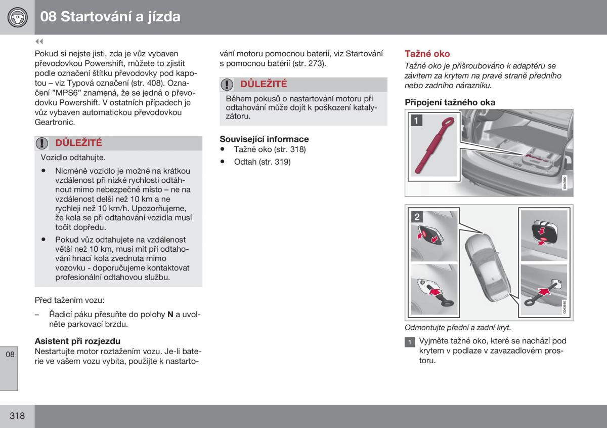 Volvo S60 II 2 navod k obsludze / page 320