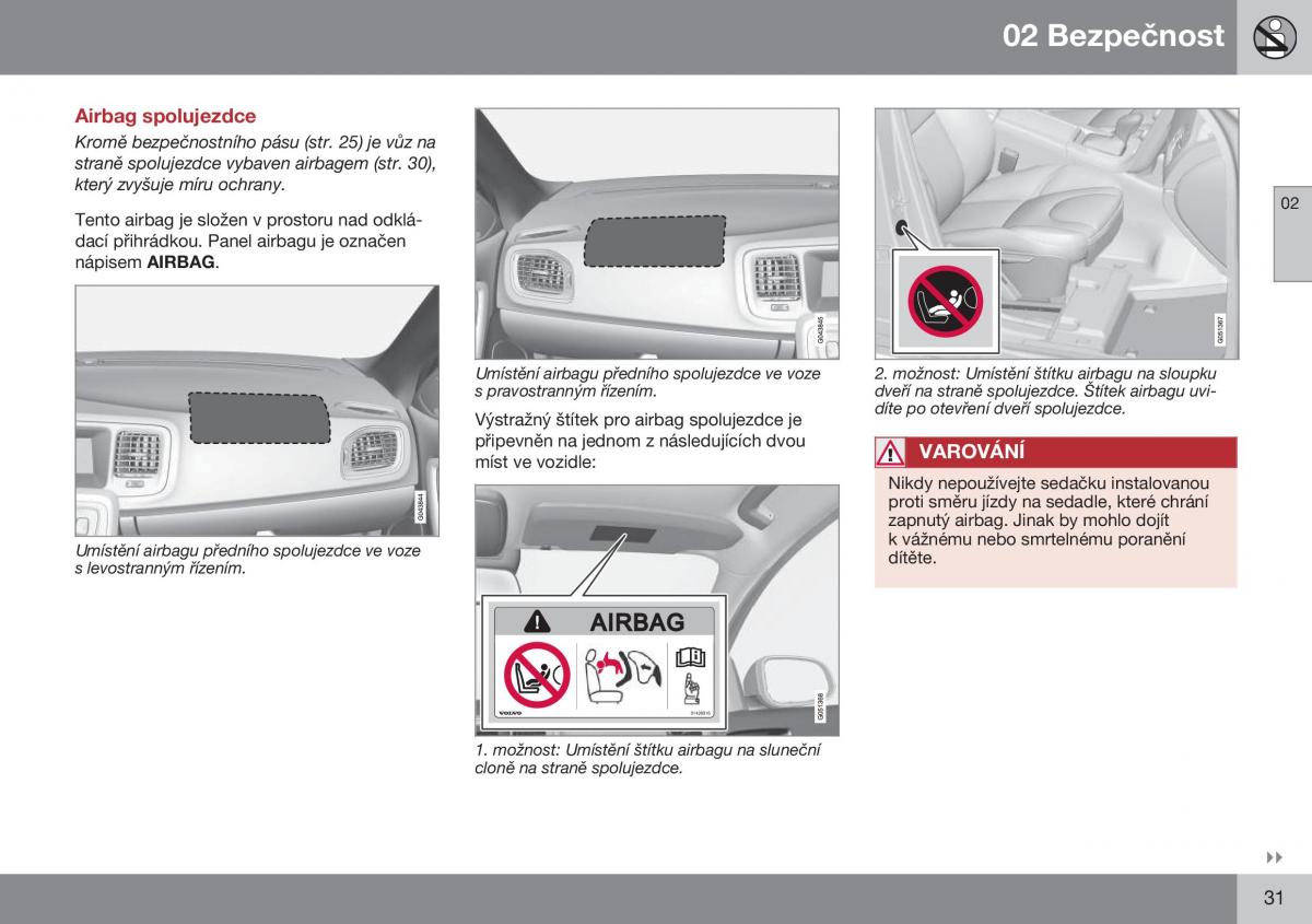 Volvo S60 II 2 navod k obsludze / page 33