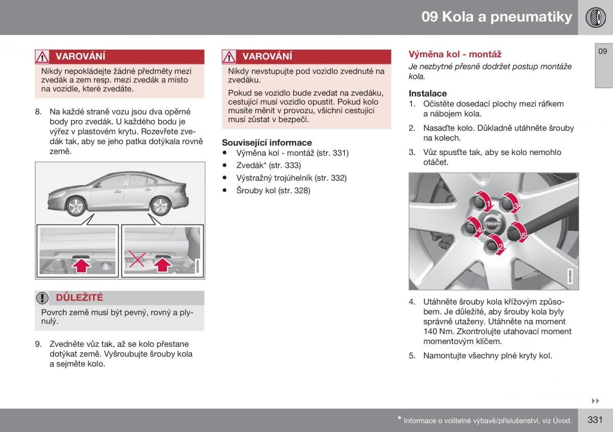 Volvo S60 II 2 navod k obsludze / page 333