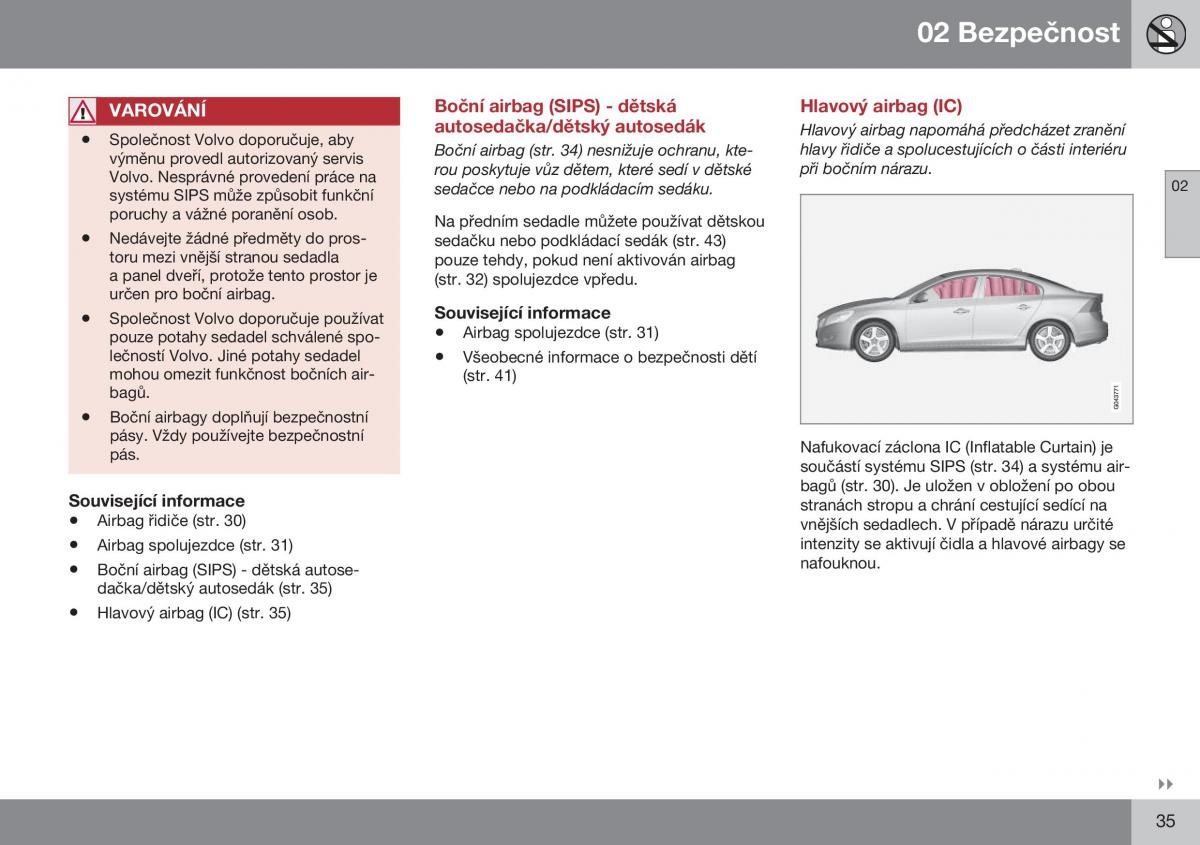 Volvo S60 II 2 navod k obsludze / page 37