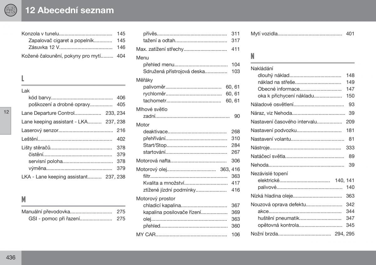 Volvo S60 II 2 navod k obsludze / page 438