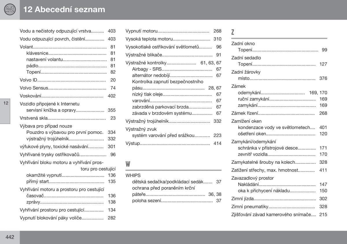 Volvo S60 II 2 navod k obsludze / page 444