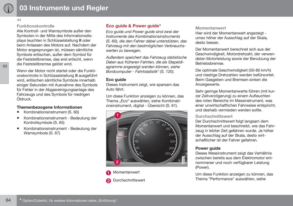 Volvo S60 II 2 Handbuch / page 66