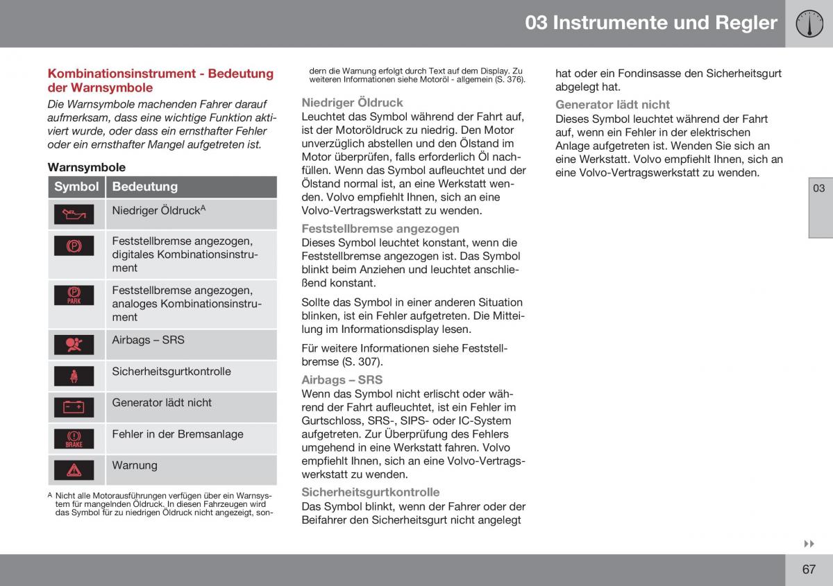 Volvo S60 II 2 Handbuch / page 69