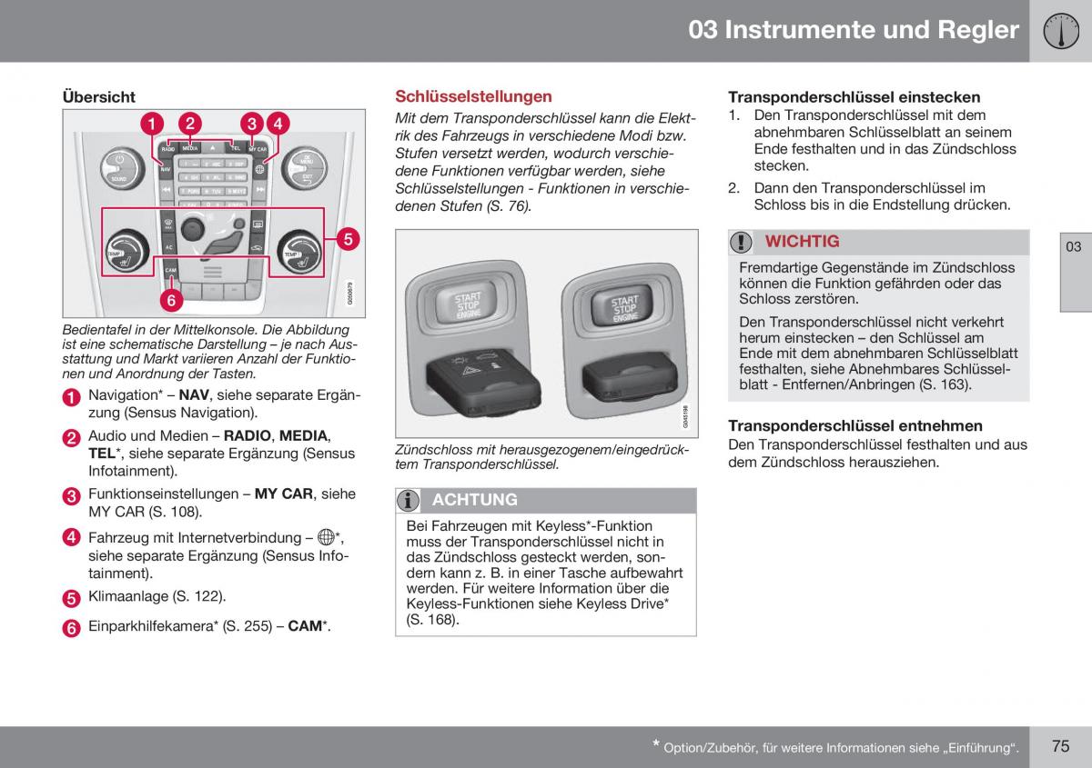 Volvo S60 II 2 Handbuch / page 77