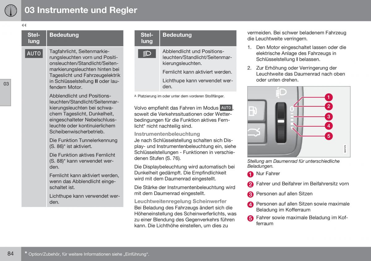 Volvo S60 II 2 Handbuch / page 86