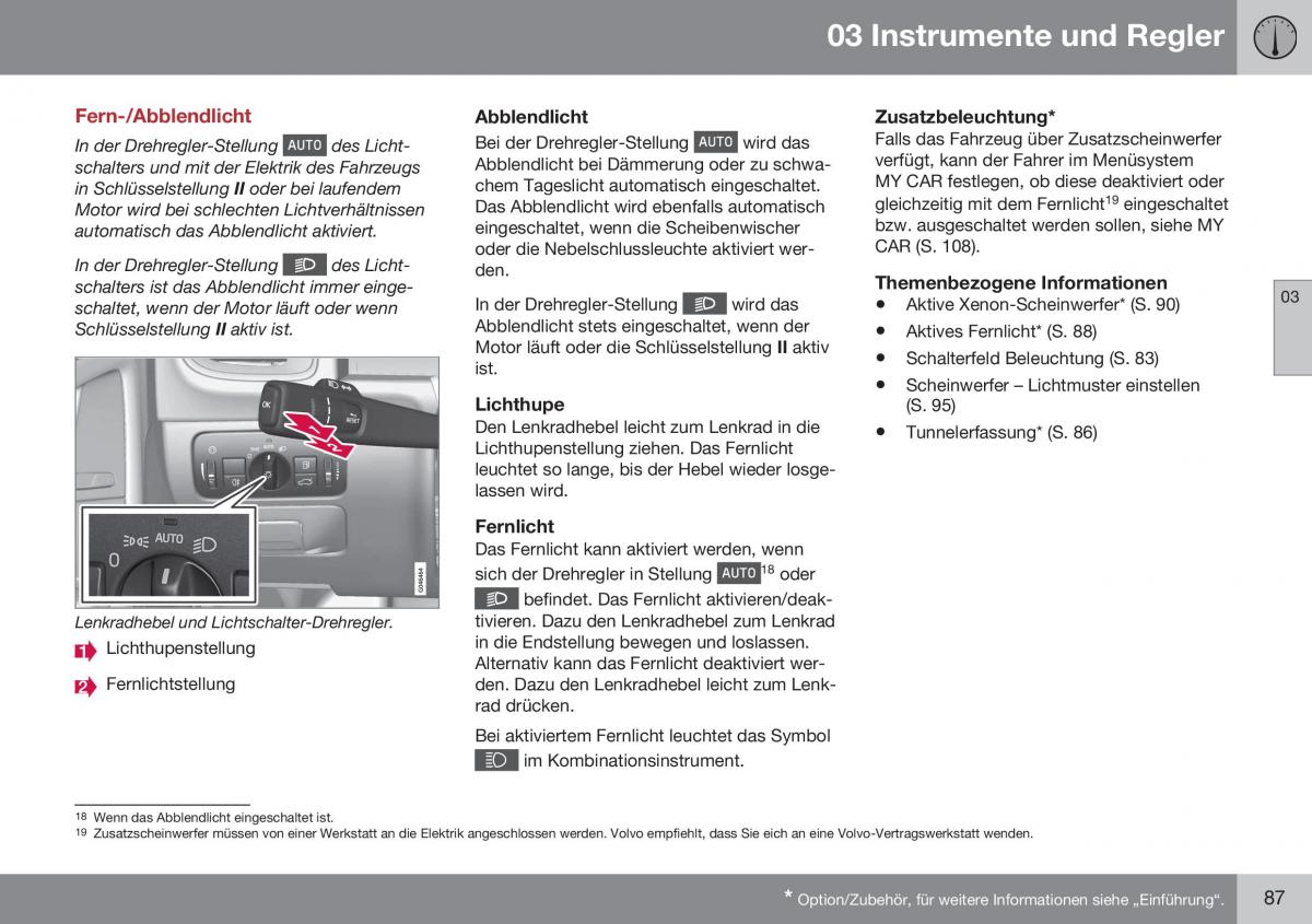 Volvo S60 II 2 Handbuch / page 89