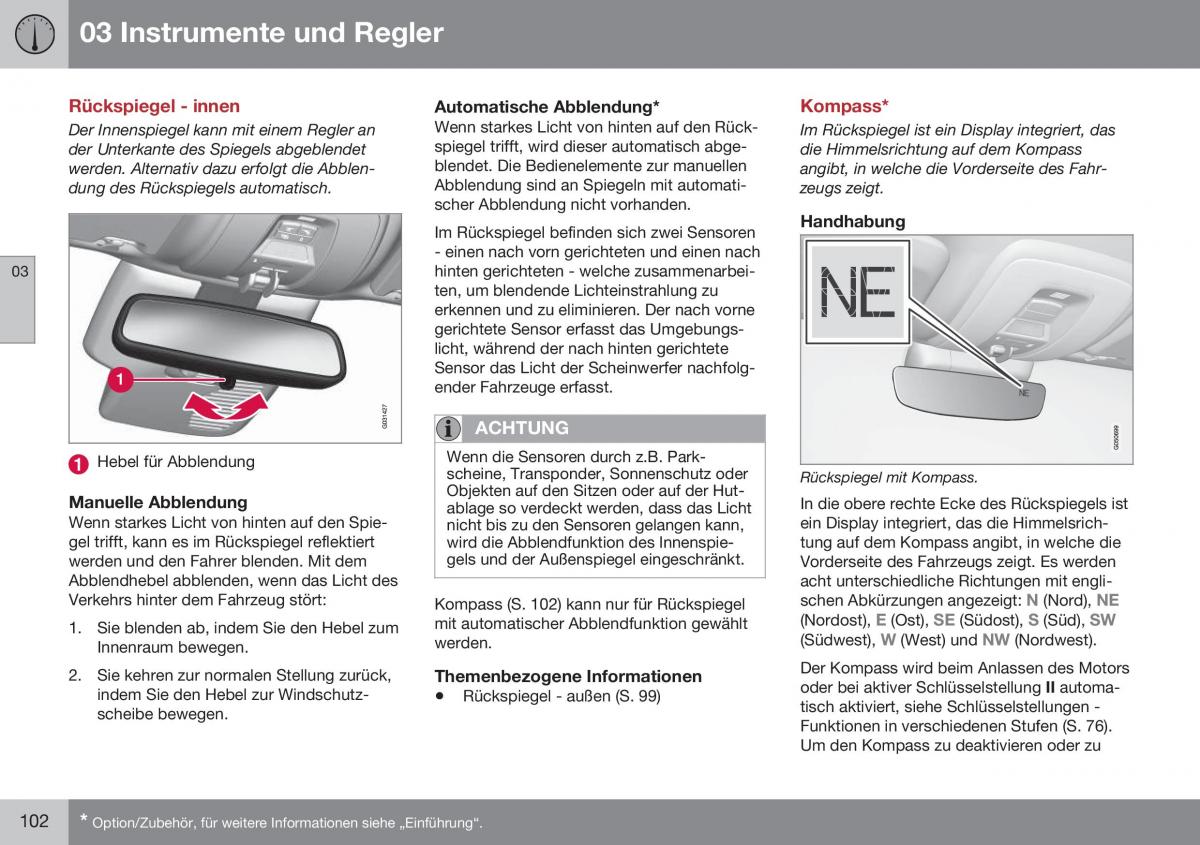 Volvo S60 II 2 Handbuch / page 104