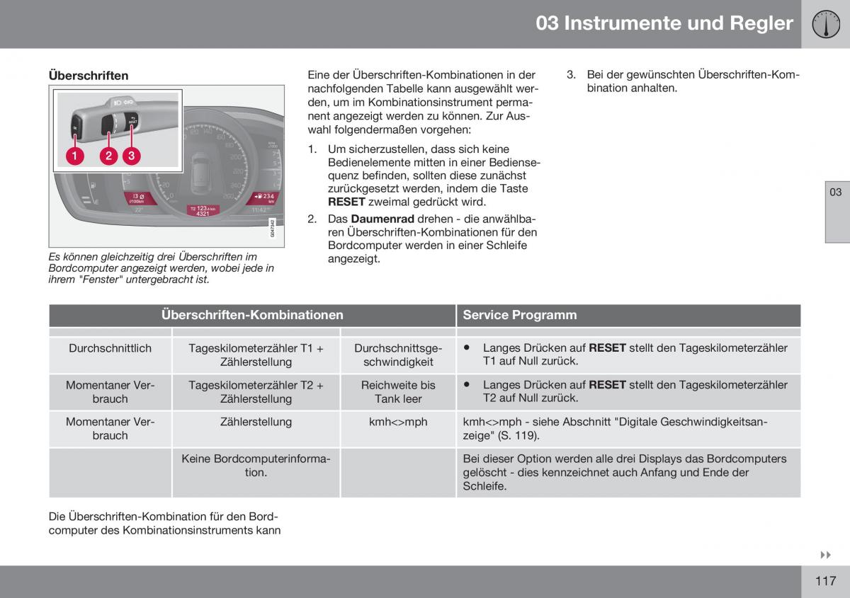 Volvo S60 II 2 Handbuch / page 119