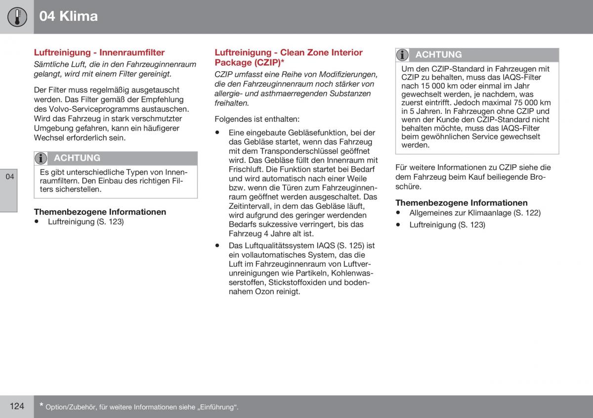 Volvo S60 II 2 Handbuch / page 126