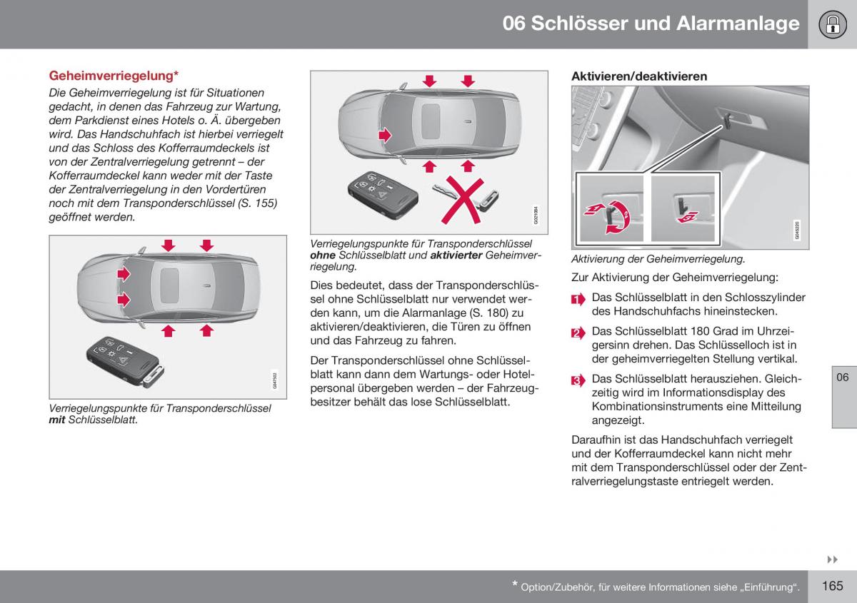 Volvo S60 II 2 Handbuch / page 167