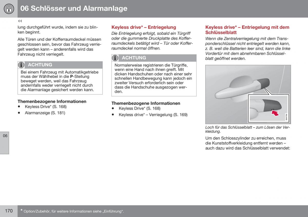 Volvo S60 II 2 Handbuch / page 172