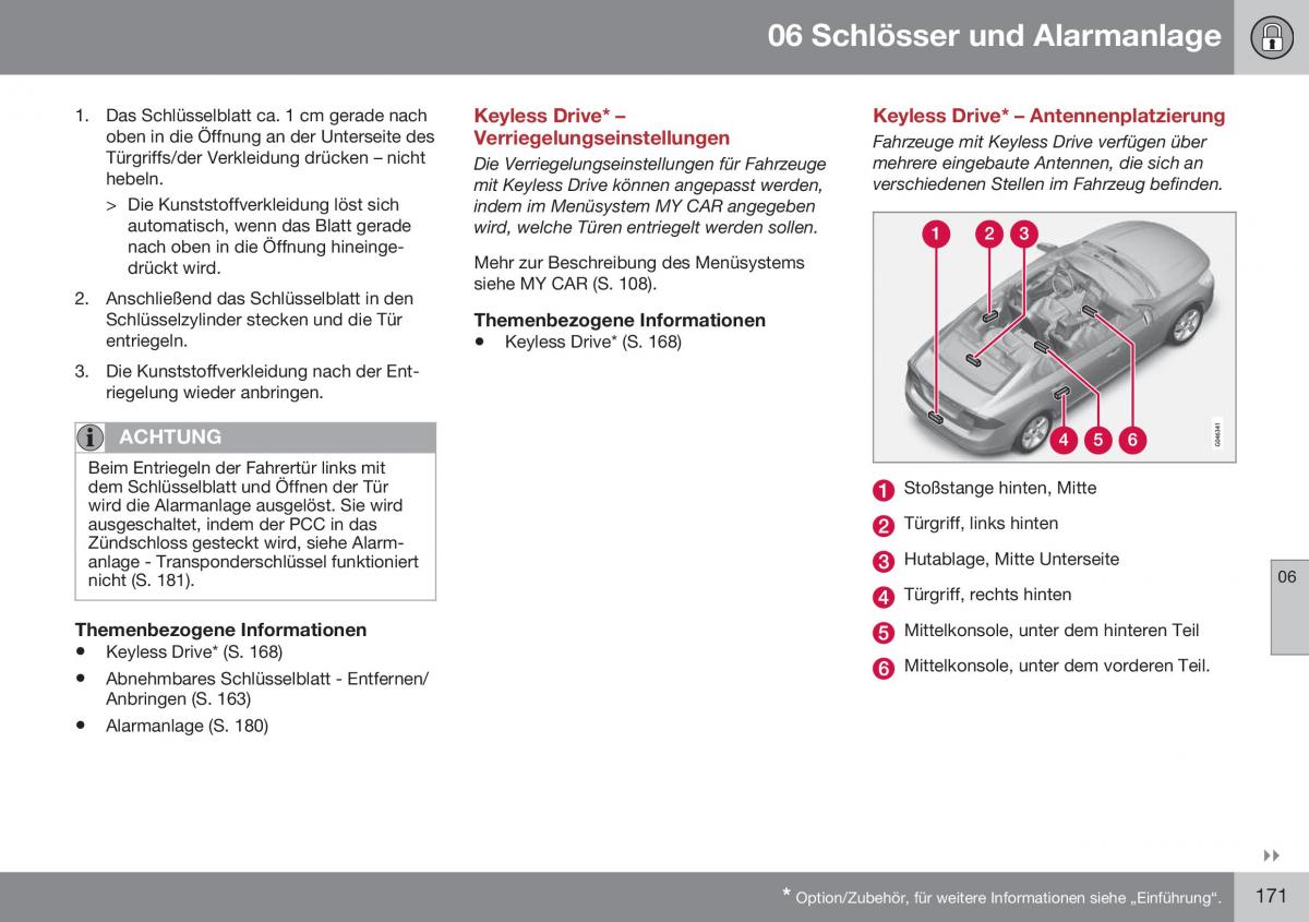 Volvo S60 II 2 Handbuch / page 173