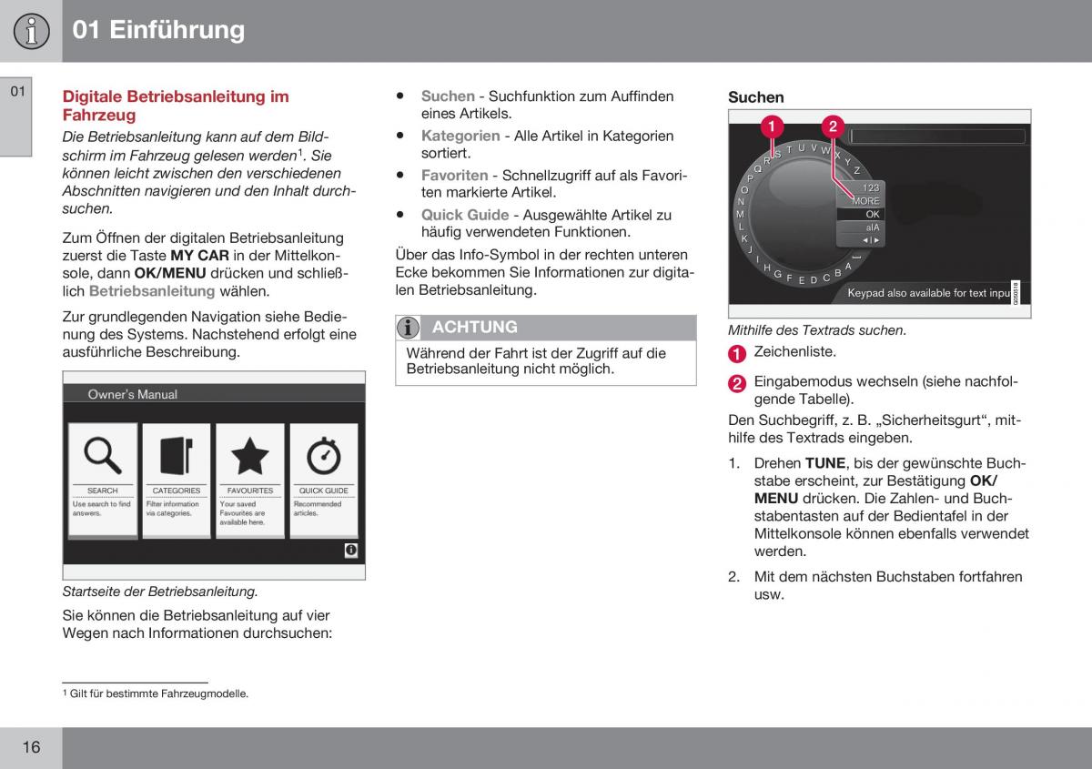 Volvo S60 II 2 Handbuch / page 18