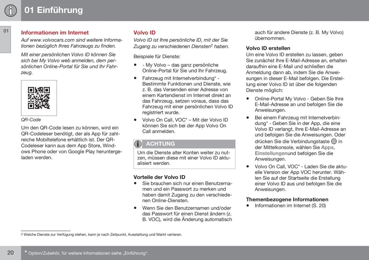 Volvo S60 II 2 Handbuch / page 22