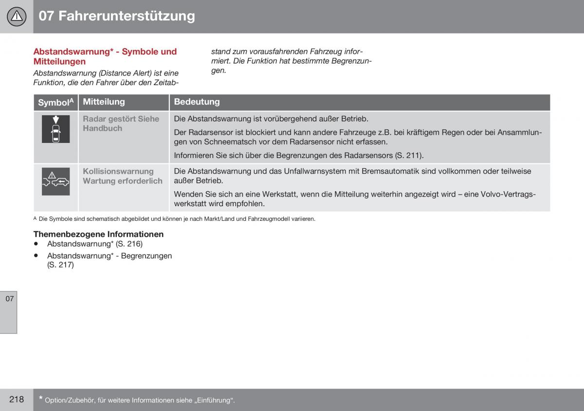 Volvo S60 II 2 Handbuch / page 220