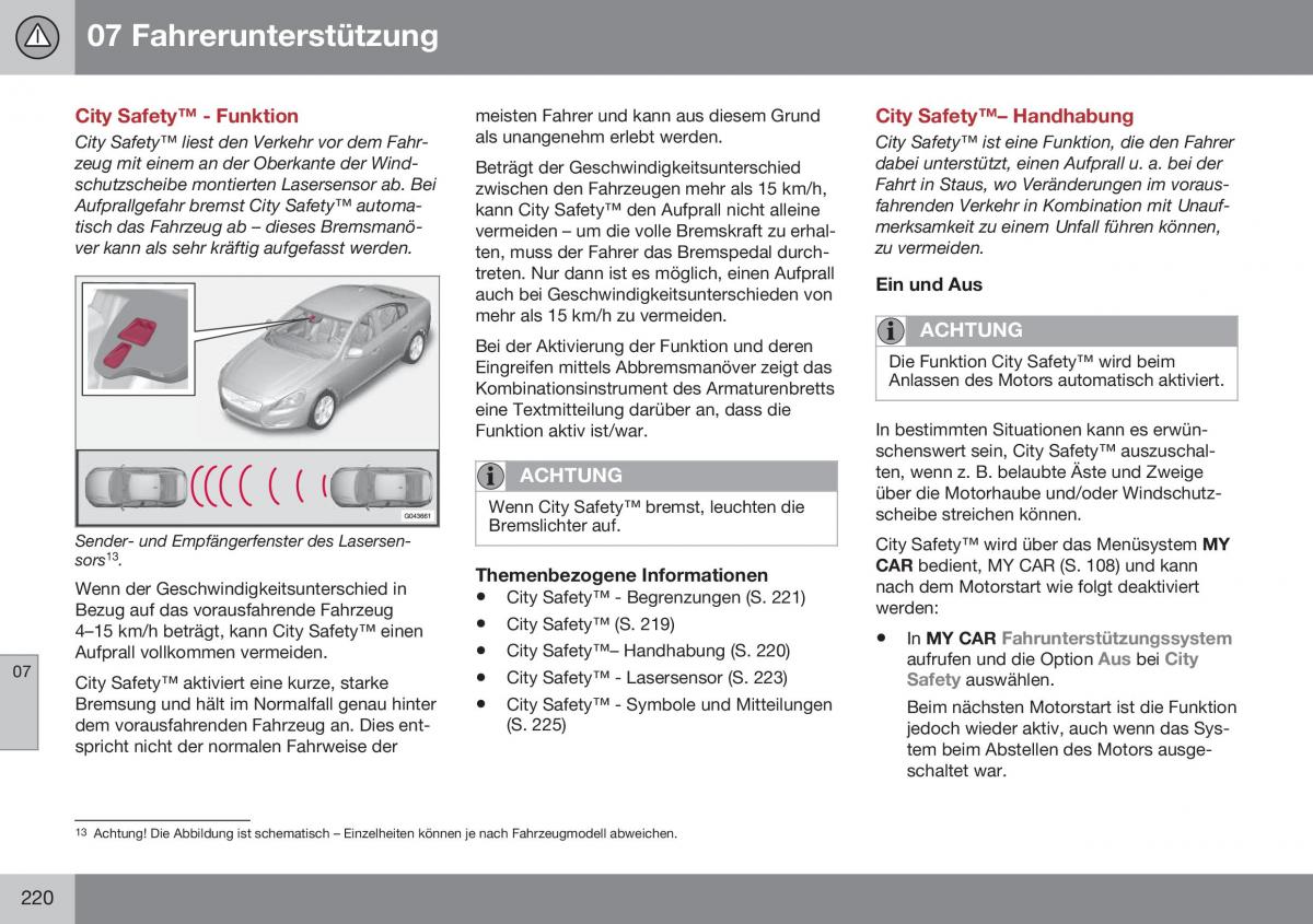 Volvo S60 II 2 Handbuch / page 222