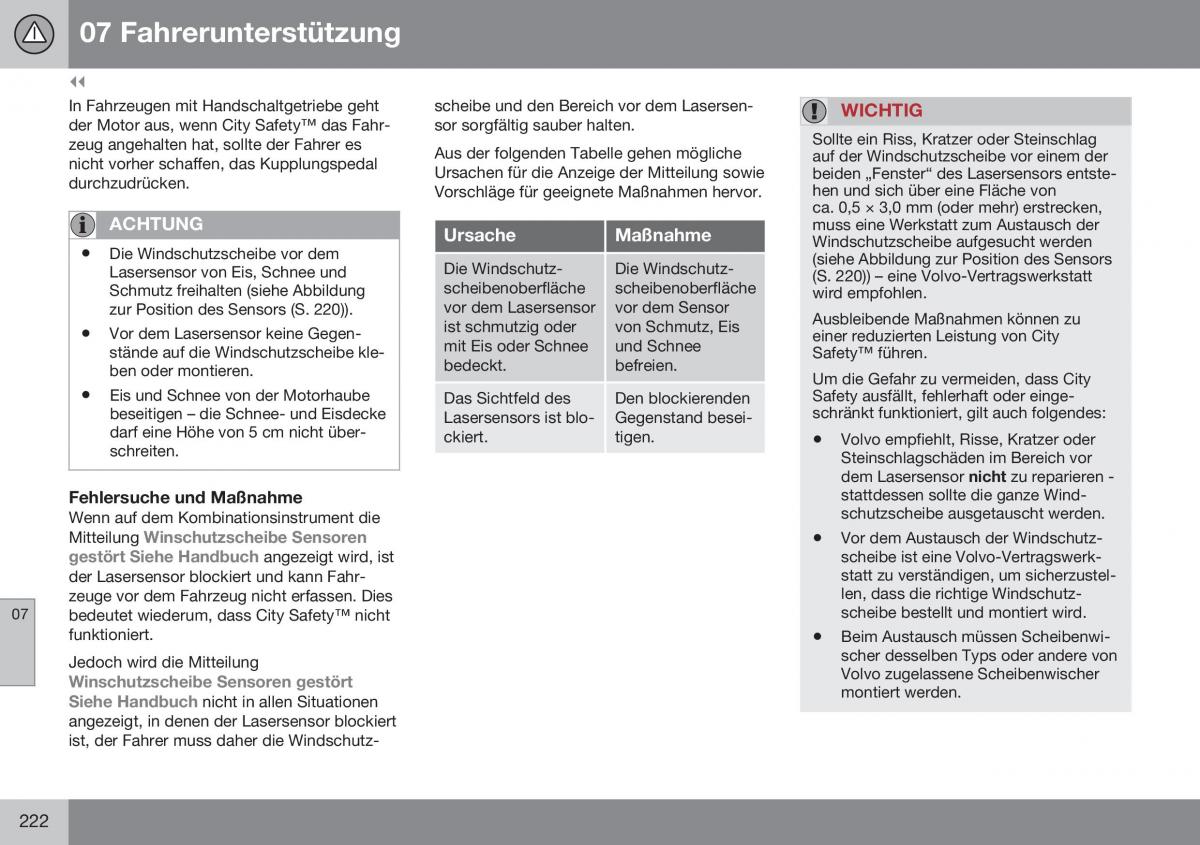 Volvo S60 II 2 Handbuch / page 224