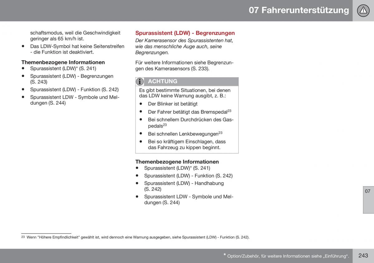 Volvo S60 II 2 Handbuch / page 245