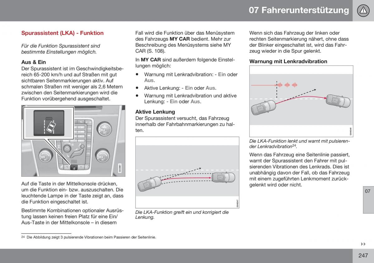 Volvo S60 II 2 Handbuch / page 249