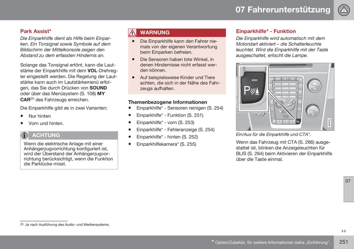 Volvo S60 II 2 Handbuch / page 253