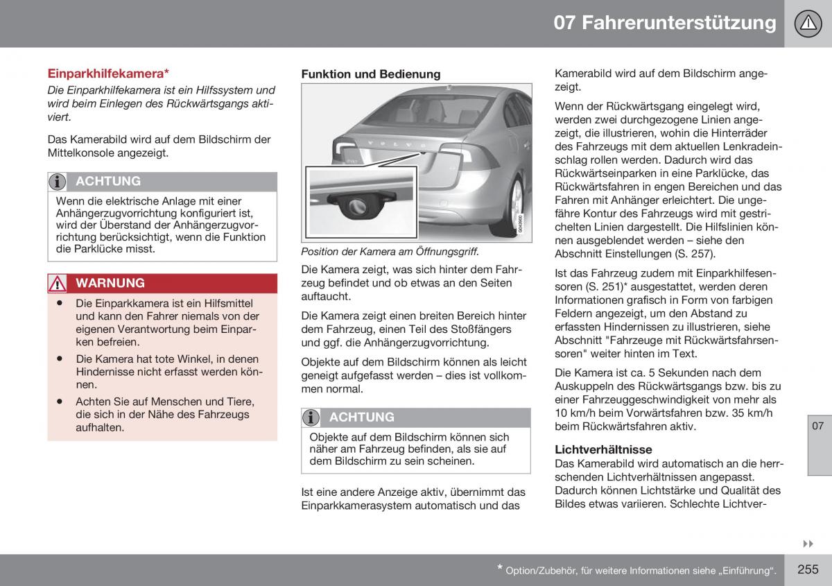 Volvo S60 II 2 Handbuch / page 257