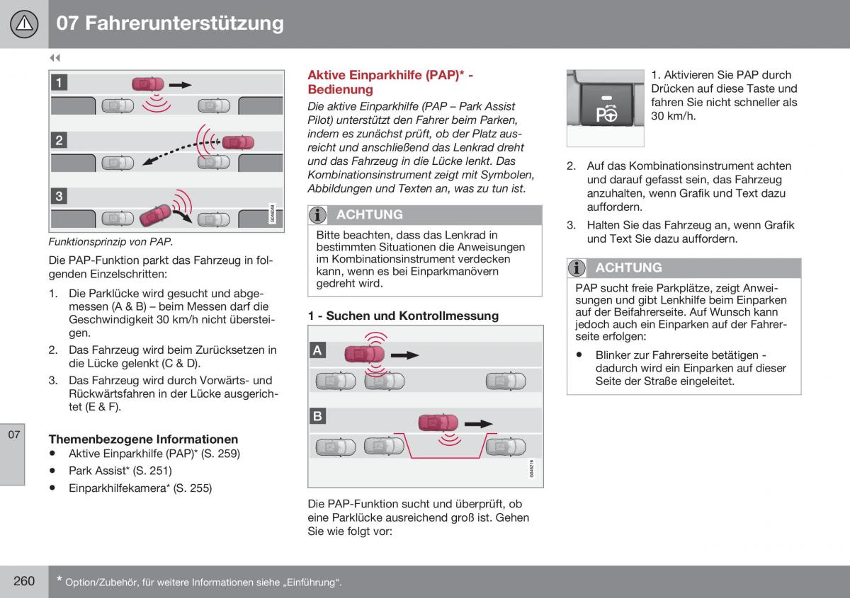 Volvo S60 II 2 Handbuch / page 262